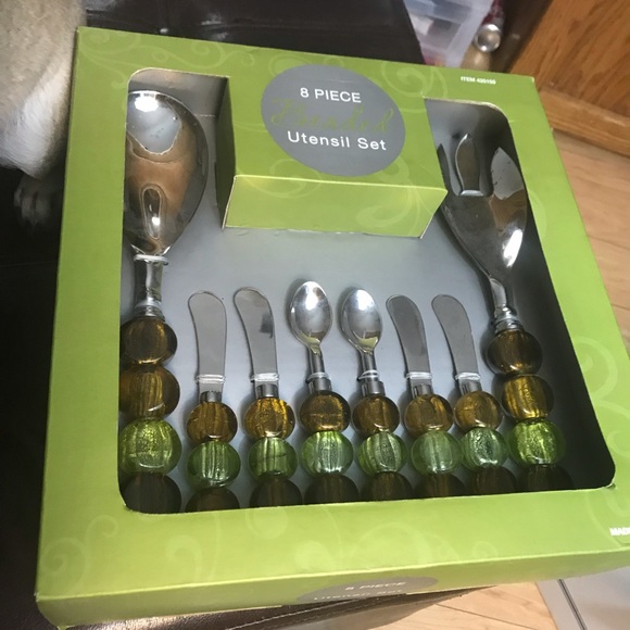 Other - H• 8 piece beaded charcuterie utensils